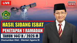 Resmi! Hasil Sidang Isbat Idul Fitri 2026